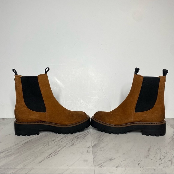 Sam Edelman Laguna Brown Suede Chelsea Boot 5 1/2 M - Picture 6 of 16